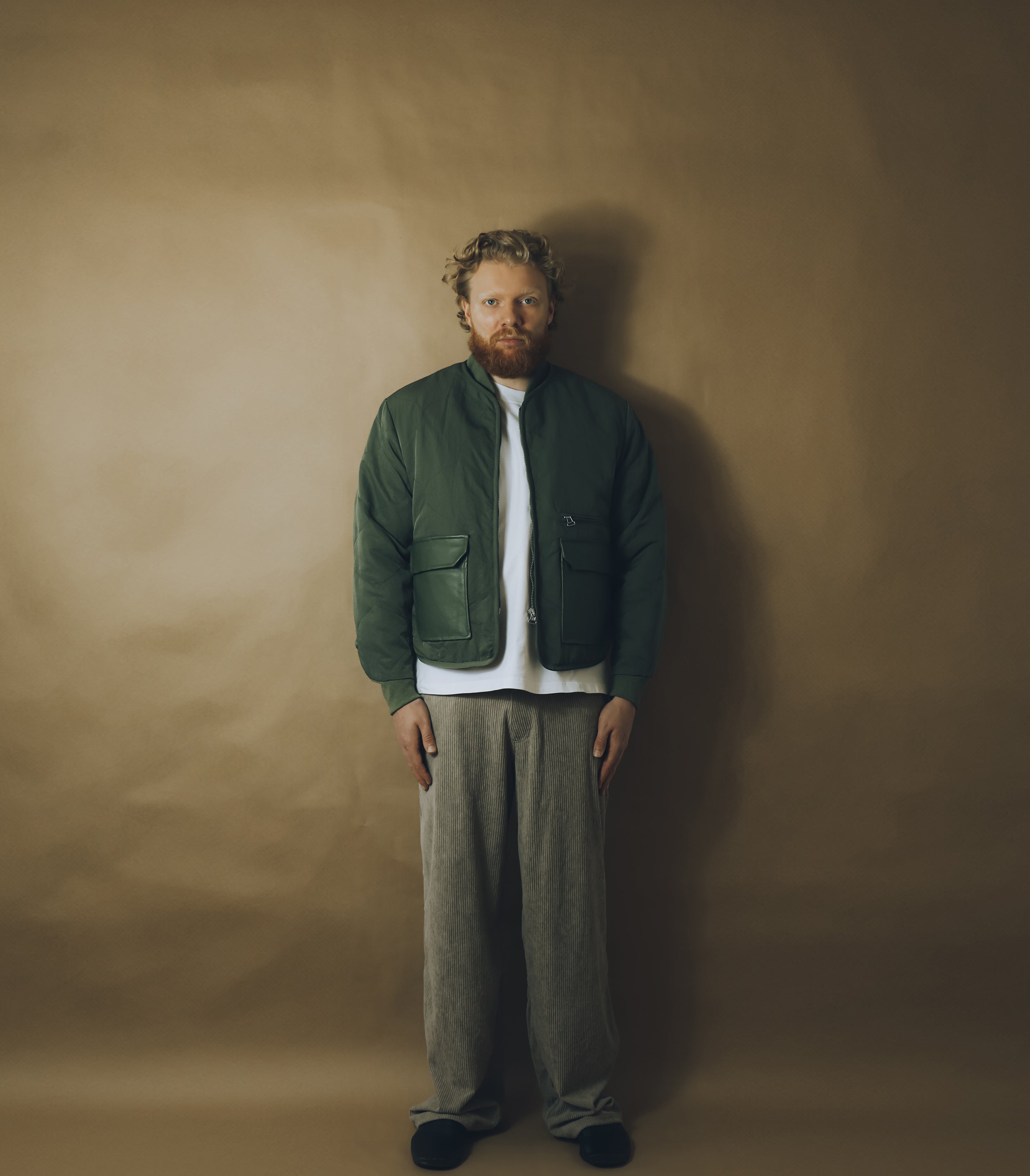 QUILTED SASHIKO BOMBER JACKET