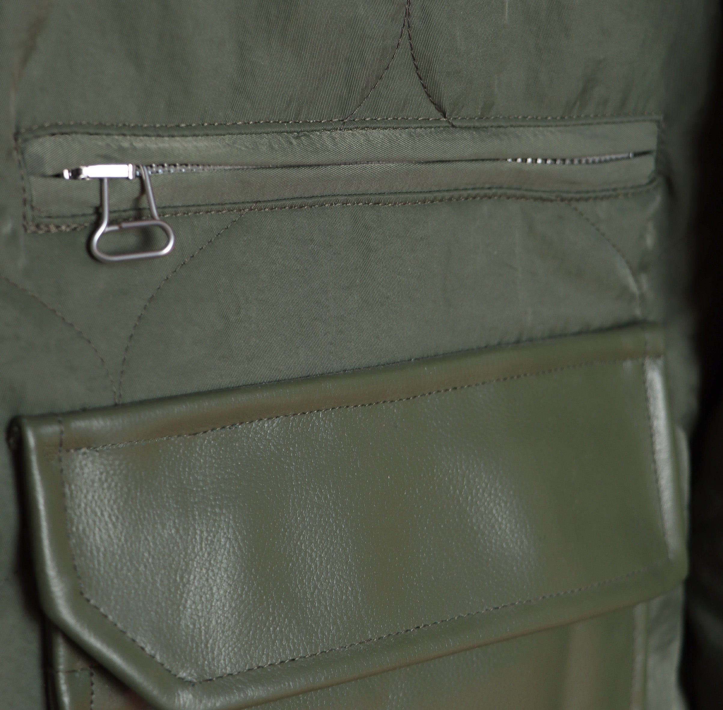 QUILTED SASHIKO BOMBER JACKET