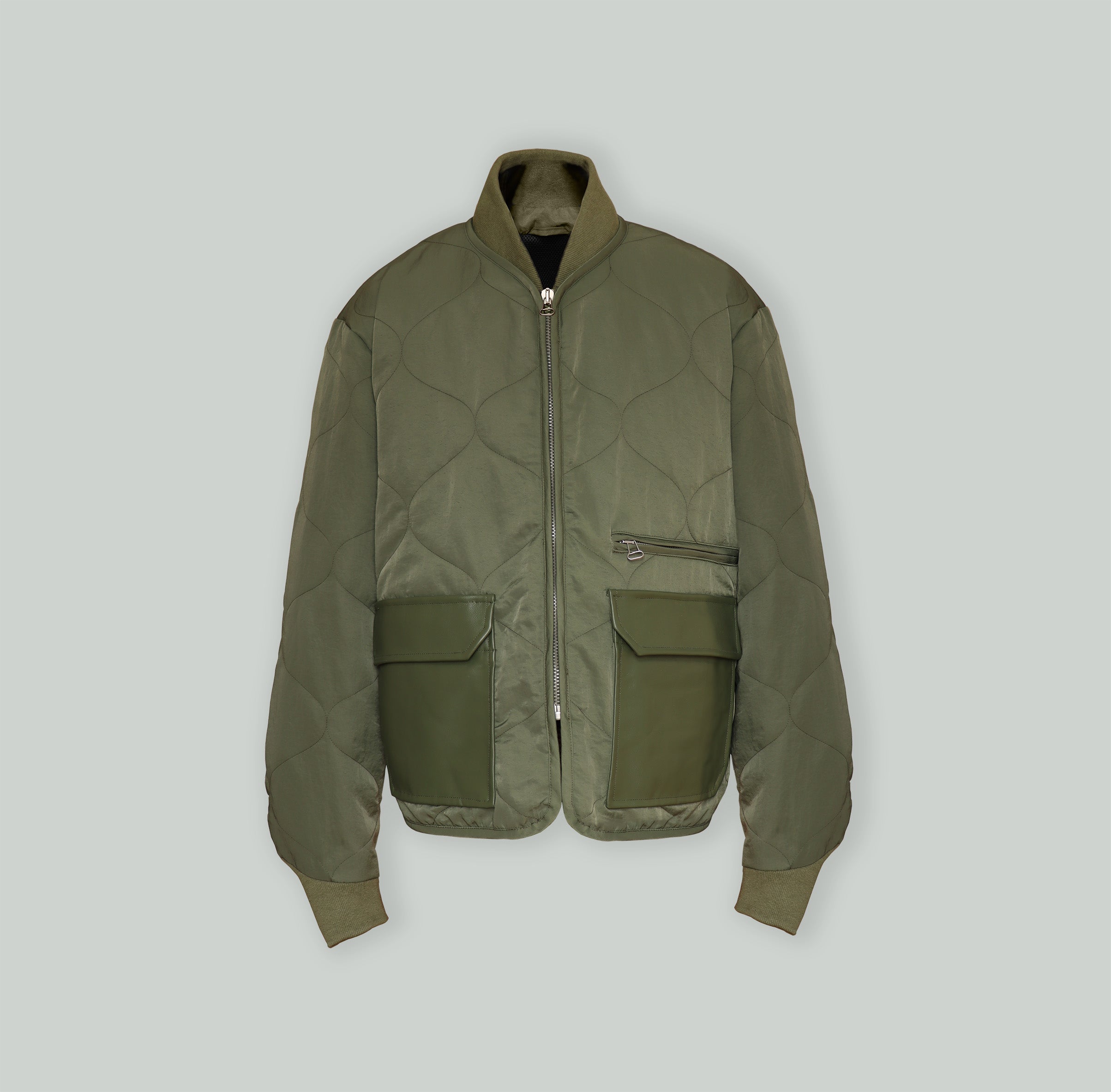 QUILTED SASHIKO BOMBER JACKET