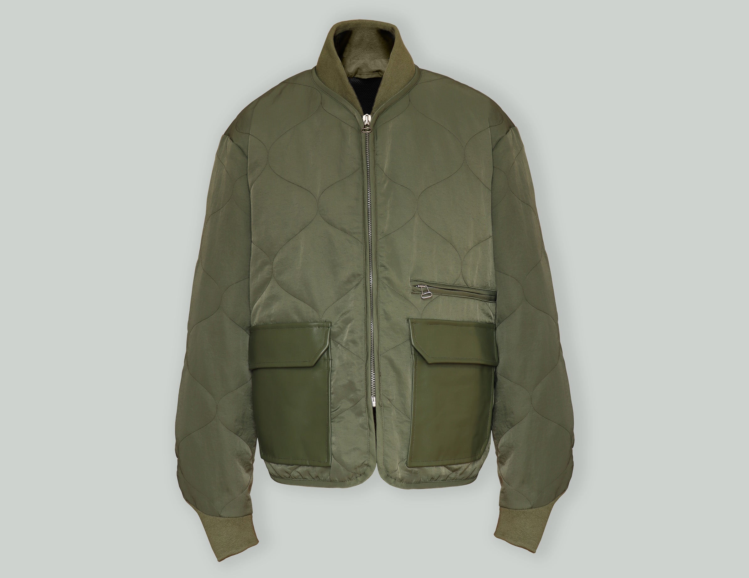 QUILTED SASHIKO BOMBER JACKET